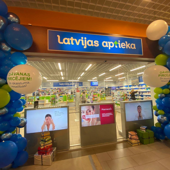 LATVIJAS APTIEKA jaunas telpas