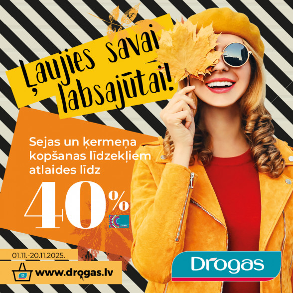 Drogas Akcija 02.10.-31.10.2025