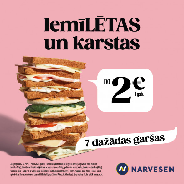 Narvesen akcija II 10.03.-29.03.2026