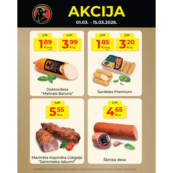 KGS akcija  01.03. - 15.03.2026.