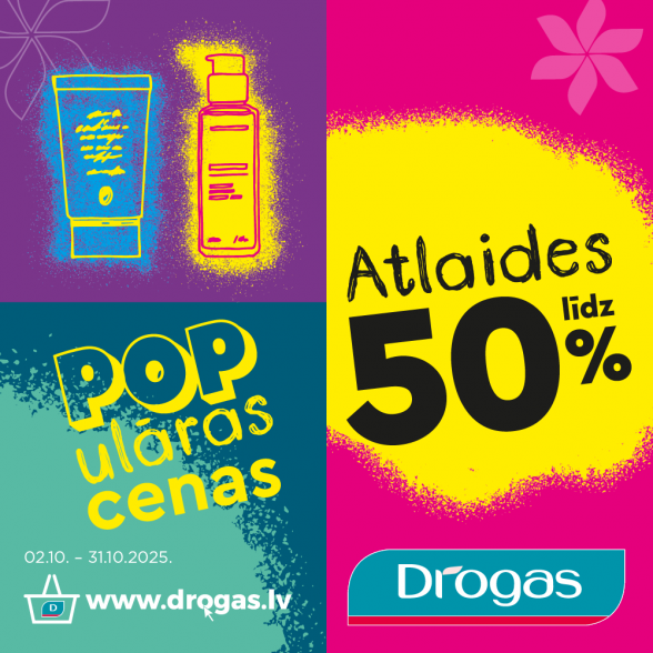 Drogas Akcija 02.10.-31.10.2025